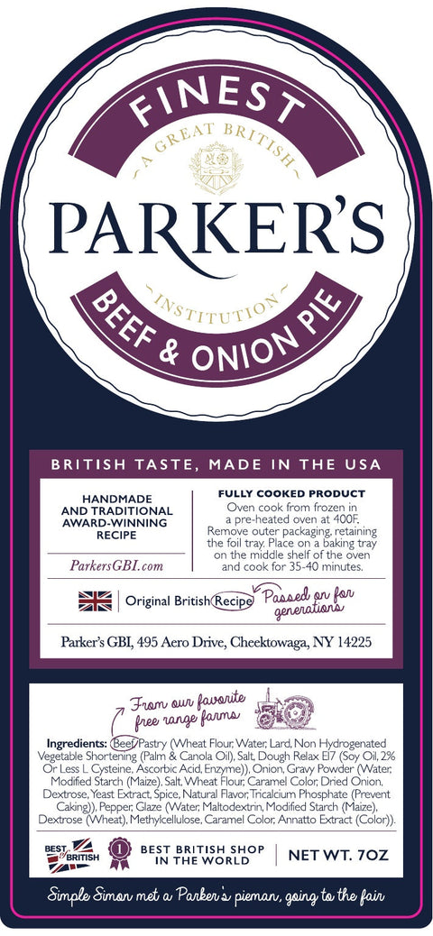 Beef & Onion Pie