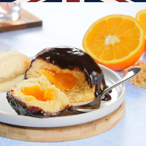 Chocolate Orange Jaffa Sponge Pudding