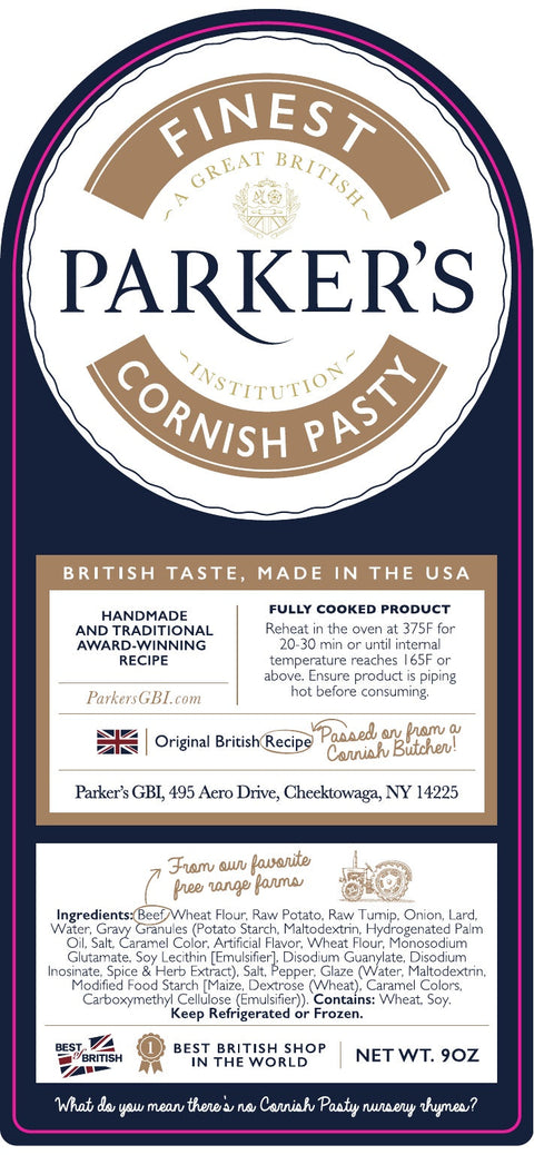 Cornish Pasty - Parker's Finest