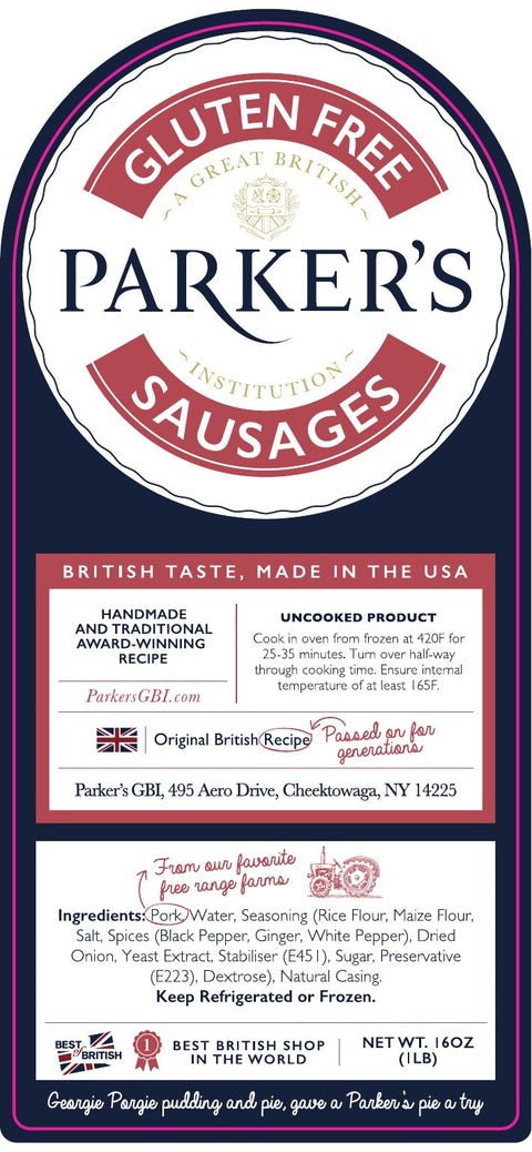 Gluten Free Cracked Black Pepper Sausages