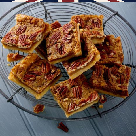 Gluten Free Pecan and Walnut Tray Bake