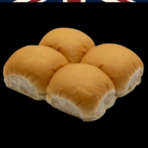 Large Brown Bread Rolls Pack of 4