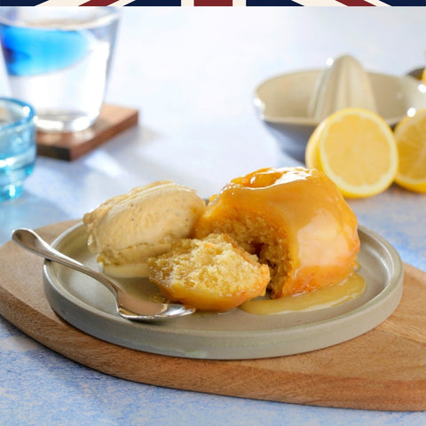 Lemon Curd Sponge Pudding