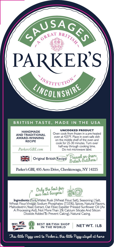 Lincolnshire Sausages
