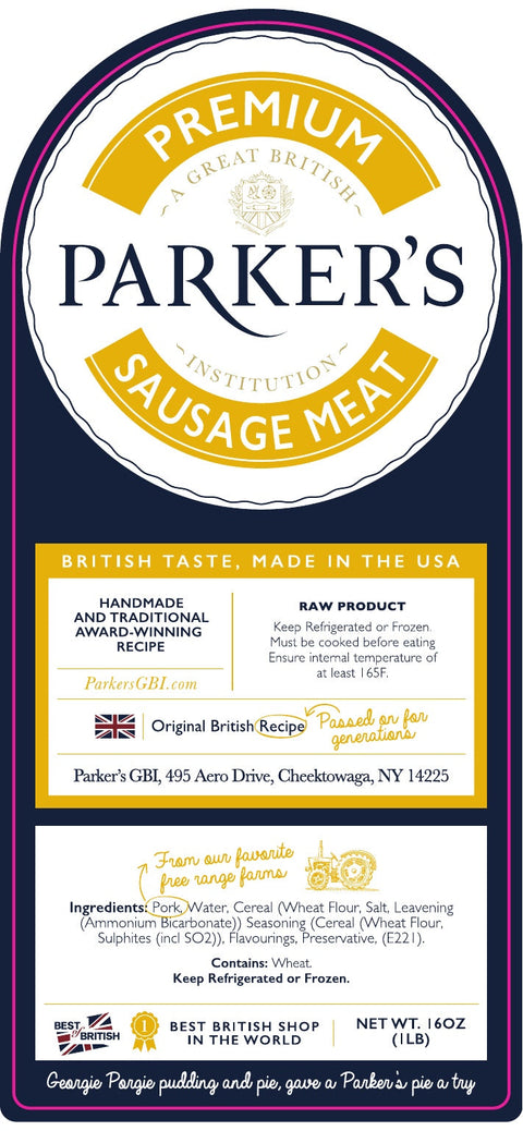 Parkers Premium Sausage Meat