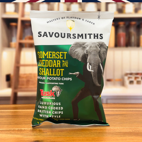 Savoursmiths Somerset Cheddar and Shallot Crisps