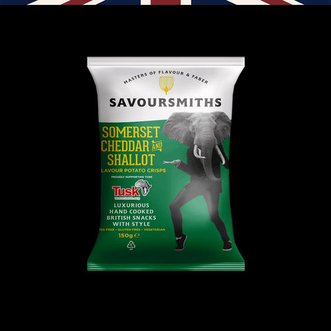 Savoursmiths Somerset Cheddar and Shallot Crisps