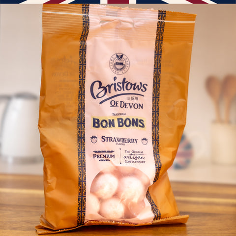 Bristows Traditional Strawberry Bonbons 150g