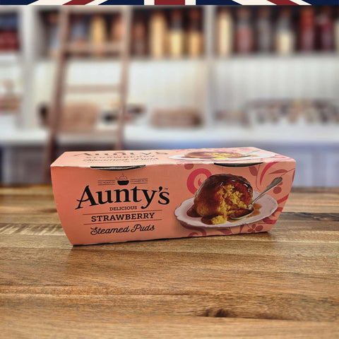 Strawberry Steamed Puddings