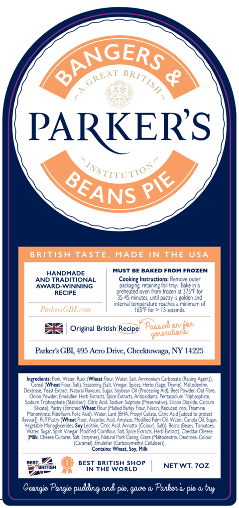 Bangers and Beans Pie