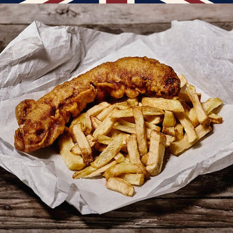 Secret Battered Sausage & Chips (Testing Phase)