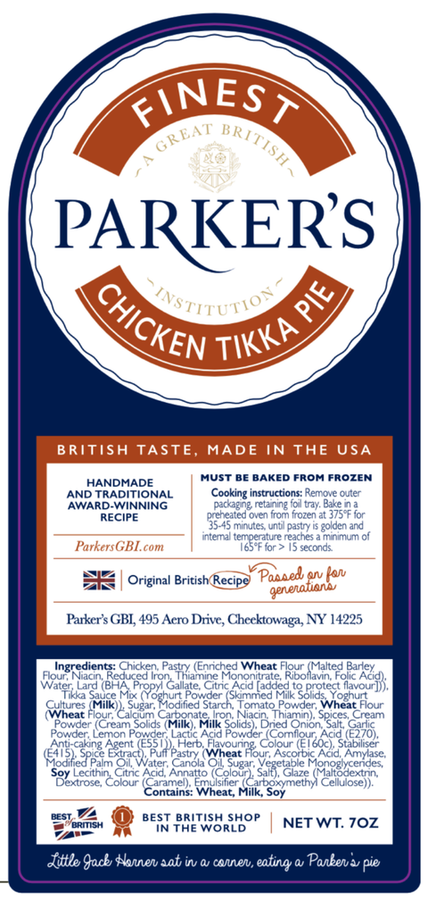 Chicken Tikka Pie