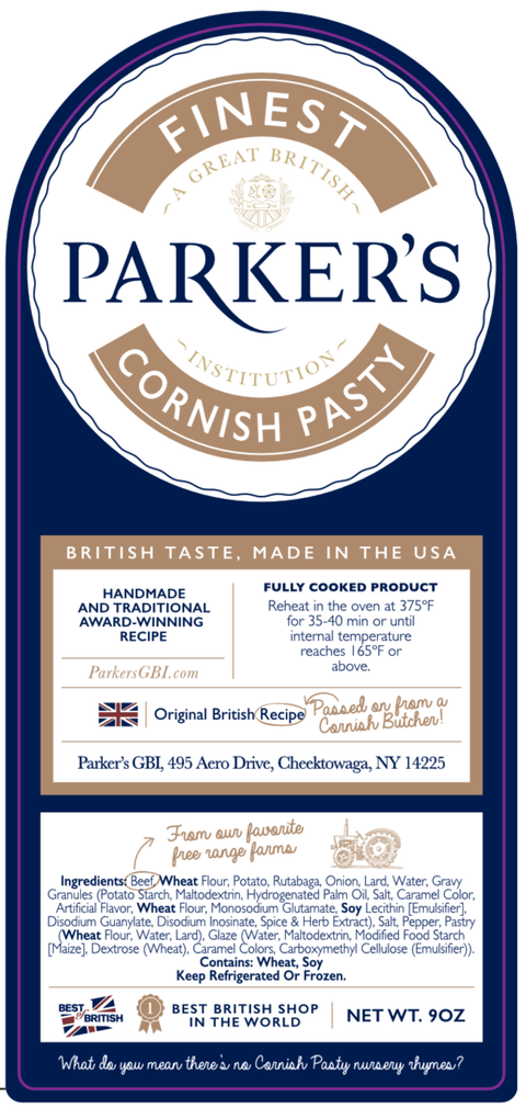 Cornish Pasty - Parker's Finest