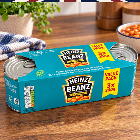 Heinz Baked Beans - Small 200g Tin - 3 Pack