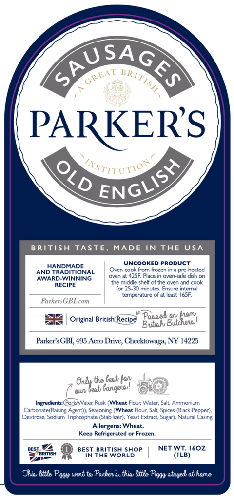Old English Sausages