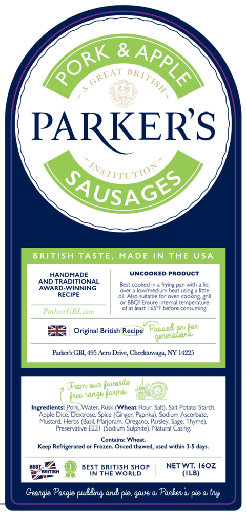 Pork and Apple Sausages