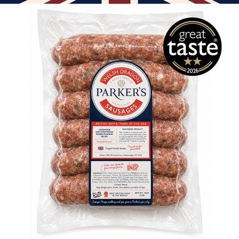 Welsh Dragon Sausages