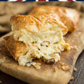 Cheese and Onion Vegetarian Pasty