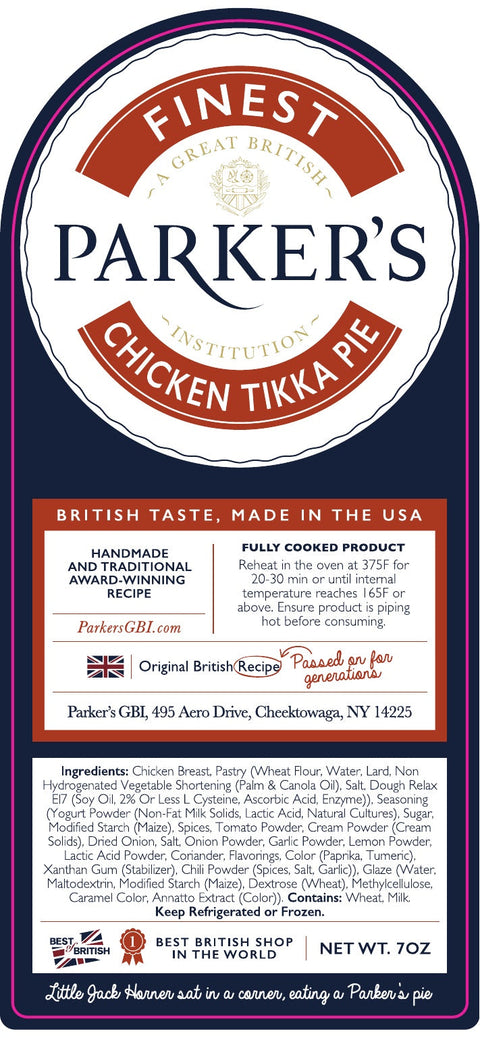 Chicken Tikka Pie