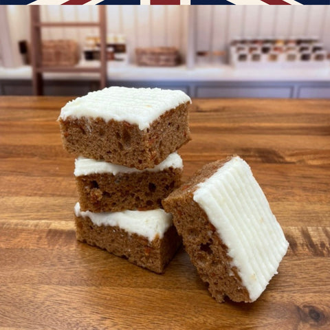 Mini Carrot Cake Slices