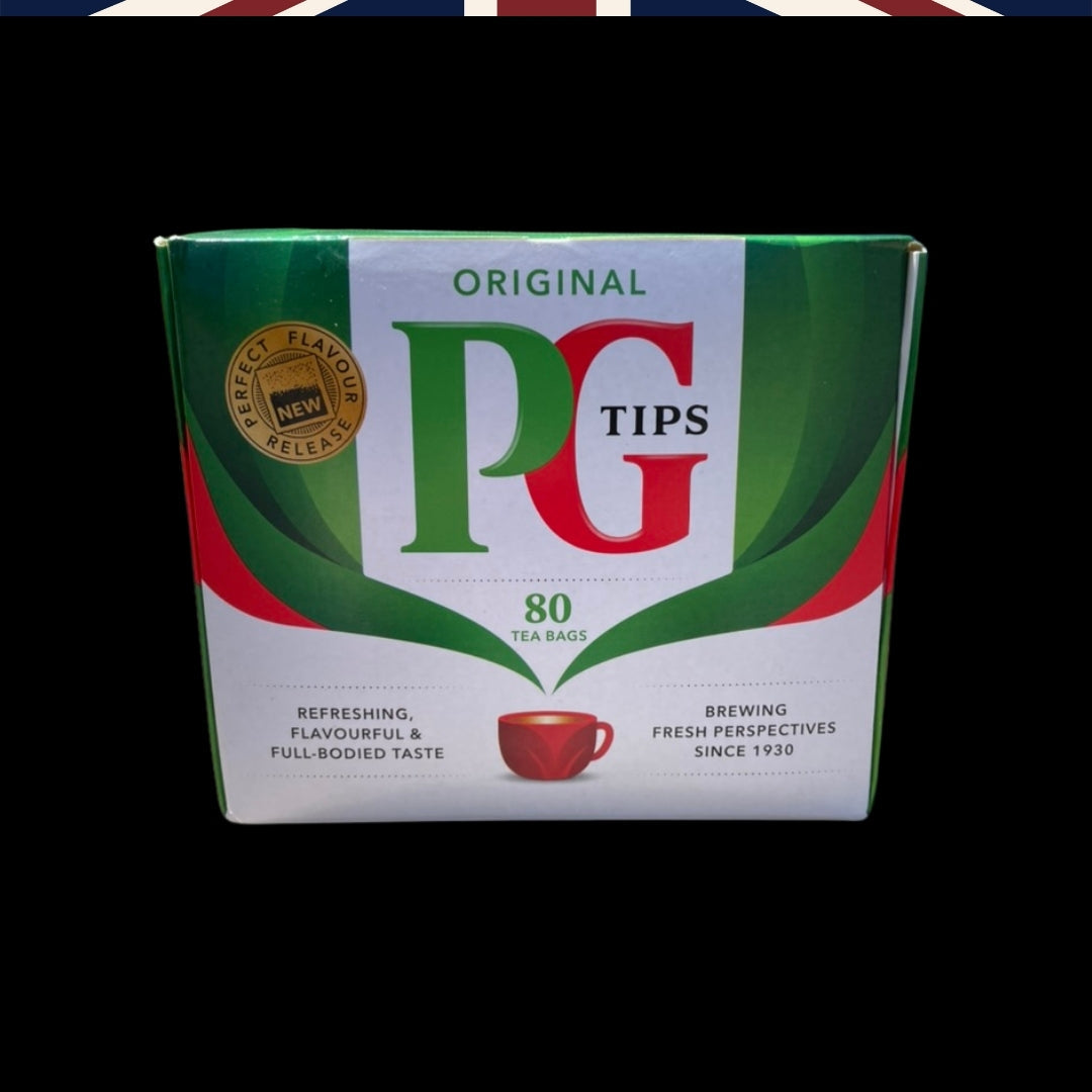 PG Tips Tea bags Original 80 bags - Parker's British Foods | Direct USA ...