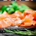 Scottish Smoked Salmon on a plate